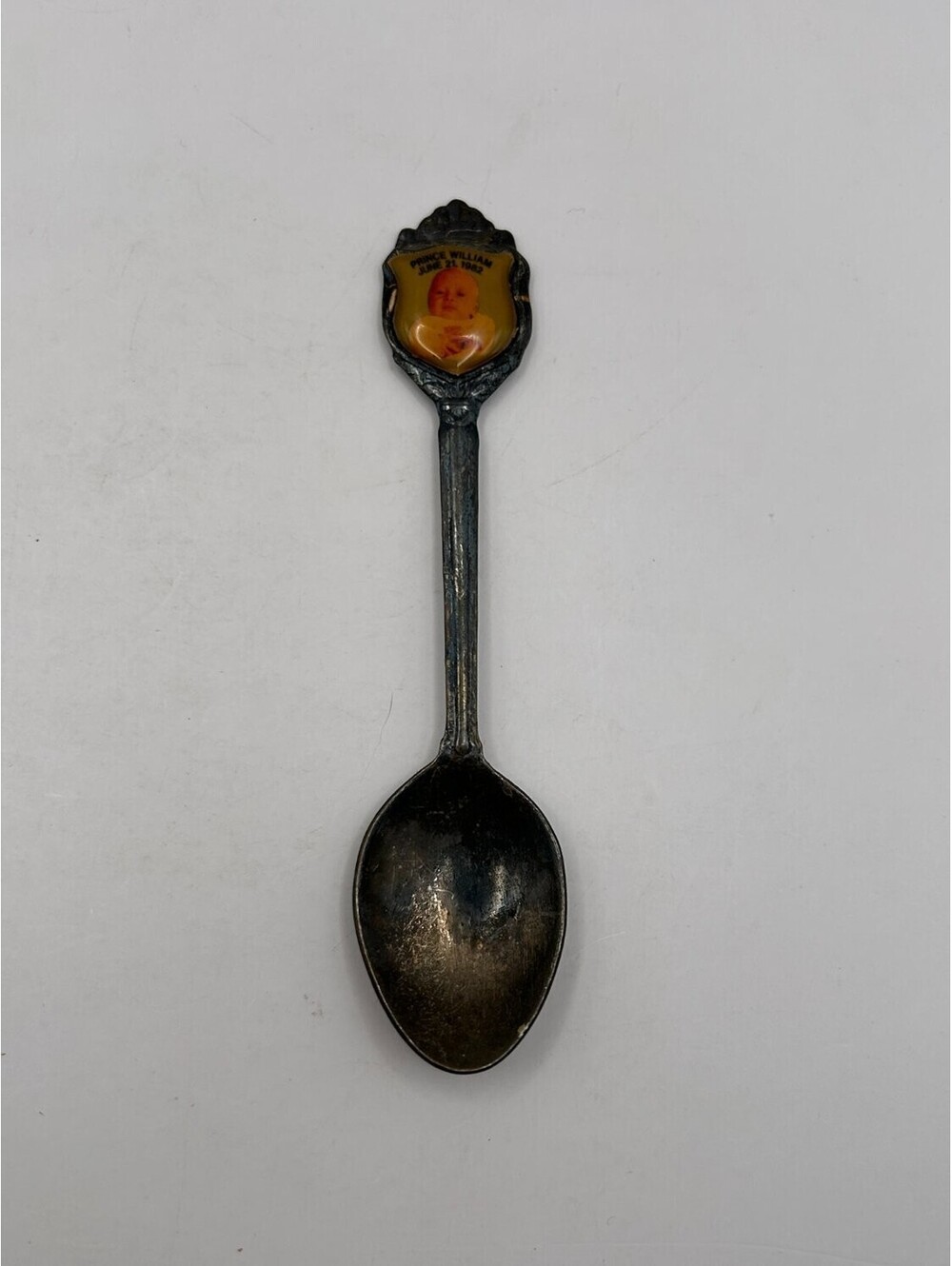 Vintage Prince William Birth June 21 1982 Souvenir Spoon Candis Silver Plate